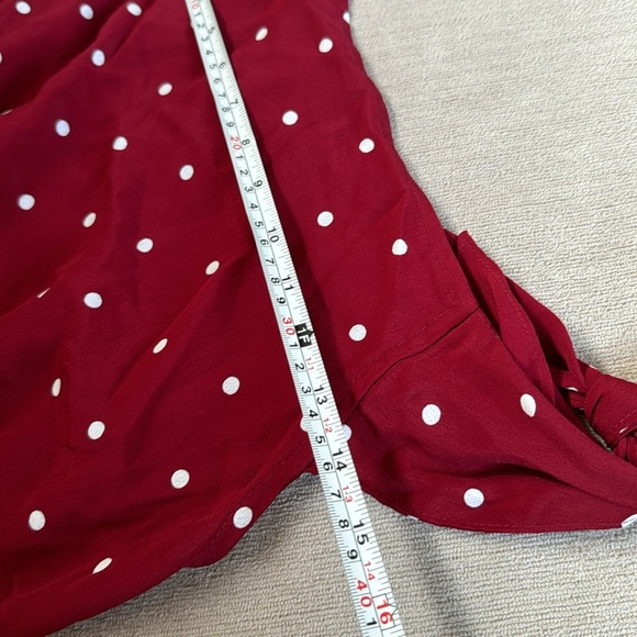 Flynn Skye  Polka Dot Short  Red Top - Picture 2 of 6
